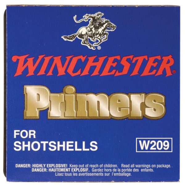 Winchester Primers 209 Shotshell and large rifle primers for sale now at very good and affordable prices, Gold Medal Small Primers