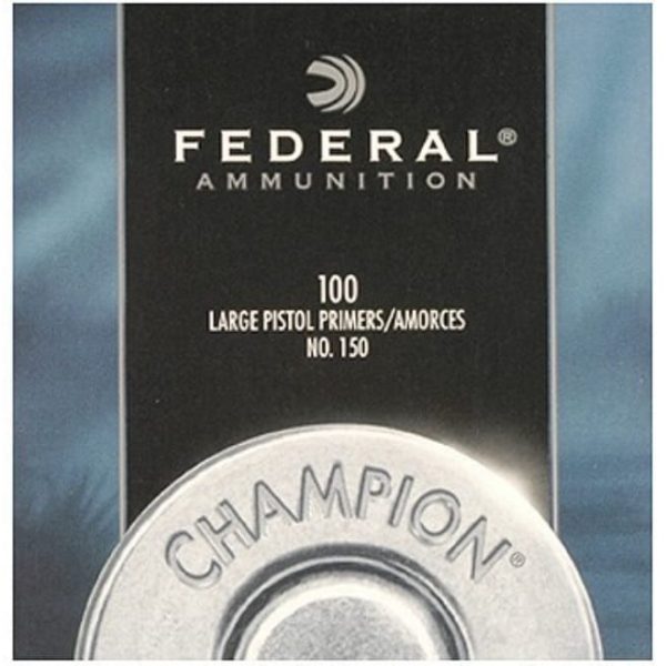 Federal Large Pistol Primers #150 and large rifle primers for sale now at very good and affordable prices, Gold Medal Small Rifle Match Primers