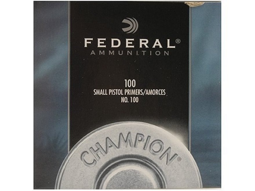 Federal Small Pistol Primers #100 In Stock and large rifle primers for sale now at very good and affordable prices, Gold Medal Small Rifle.