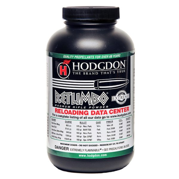 Buy Hodgdon RETUMBO Powder for sale now in stock at a very good discount prices, Buy bulk ammo and primers for sale now in stock